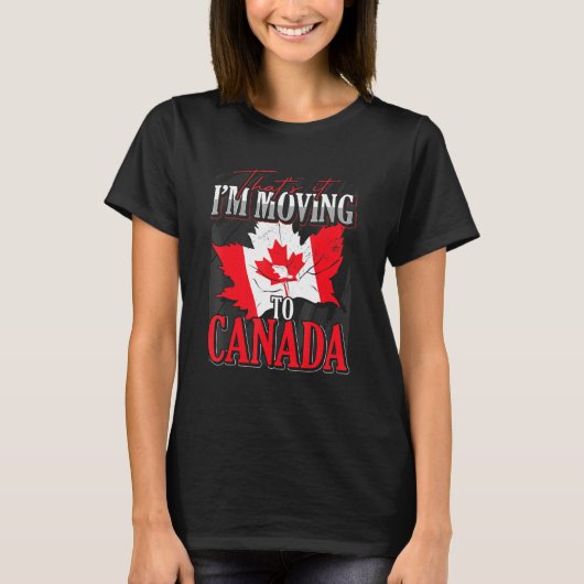 T-shirt Maple Leaf Canada Pays Drapeau canadien Canada (Devant)