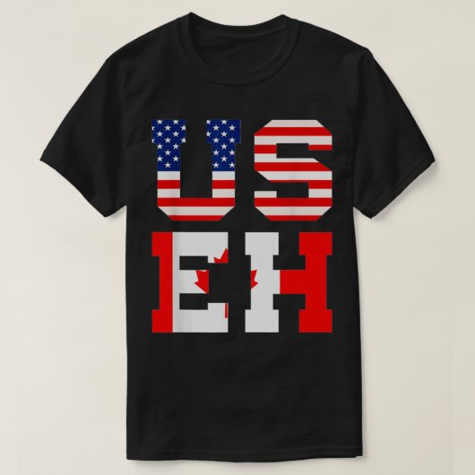 T-shirt Maple Leaf USA Patriotique Canada Canada (Design devant)