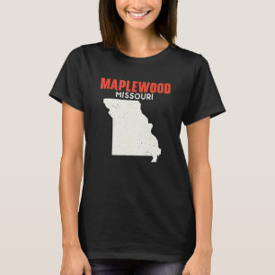 T-shirt Maplewood Missouri USA State America Travel Missou