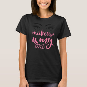T-shirt Maquillage Artiste Cosmetologue Dames Salon De Bea