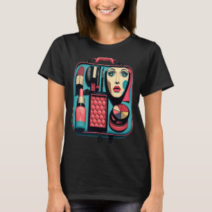 T-shirt Maquillage cool Artist Pop Maquillage Kit Maman 1