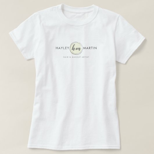 T-shirt Maquillage indépendant / Salon de beauté Logo pers (Design devant)
