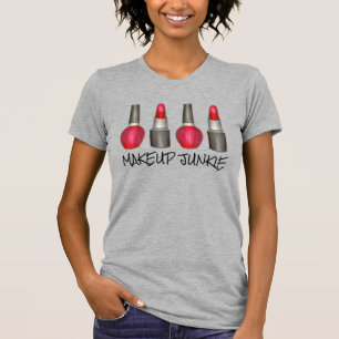 T-shirt Maquillage Junkie Rouge Lipstick Clou Polonais Bea