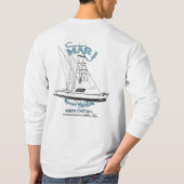 T-shirt Mar1 31' long Sleve ajustement sec de Bertram (Dos)