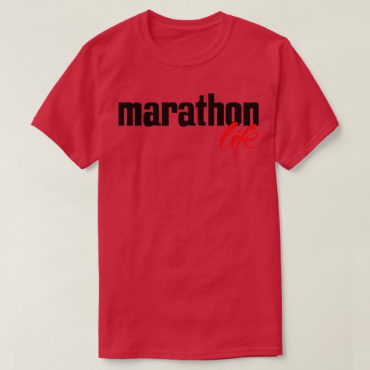 T-shirt Marathon (Design devant)