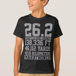 T-shirt Marathon - 26,2 Miles Running Runner Gift