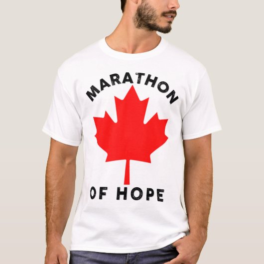 T-shirt Marathon de Hope (Devant)
