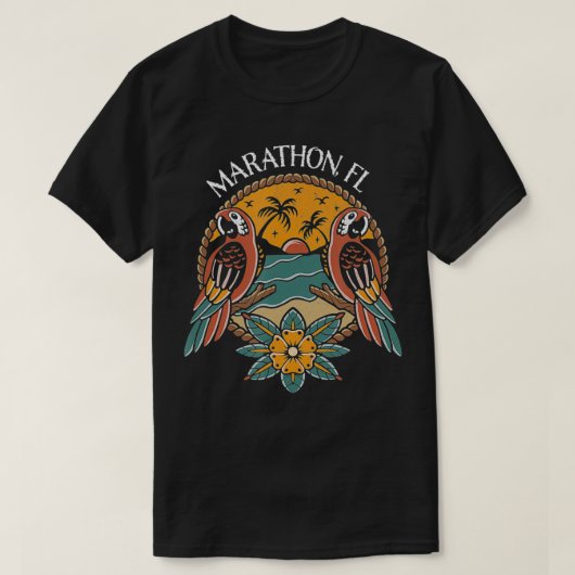 T-shirt Marathon Florida Keys (Design devant)