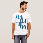 T-shirt Marathon inestimable (Devant entier)