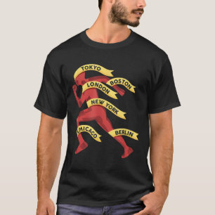 T-shirt Marathon Majors Marathon Runner 26.2 Chemise
