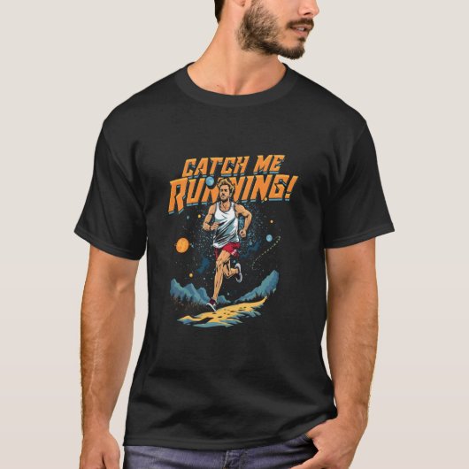 T-shirt Marathon Marathonien en Course (Devant)