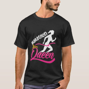 T-shirt MARATHON QUEEN Coureur marathon drôle