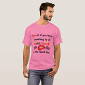 T-shirt Marathon Runner Funny Red Lips Et Drapeaux Citatio (Devant entier)