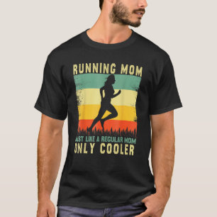 T-shirt Marathon Runner Rad Maman Entraîneur Meilleur Cour