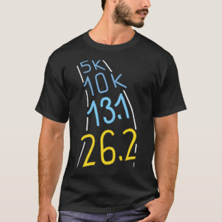 T-shirt Marathon Runner Running Gift 5k 10k 13.1 26.2