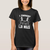 T-shirt Marathon Running Motif Pour Coureurs N Joggers _23 (Devant)