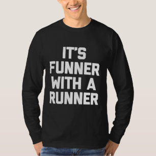 T-shirt Marathon Shirt C'est le Fantôme avec un coureur Ts