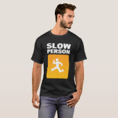 T-shirt Marathonien de personne lente (Devant entier)
