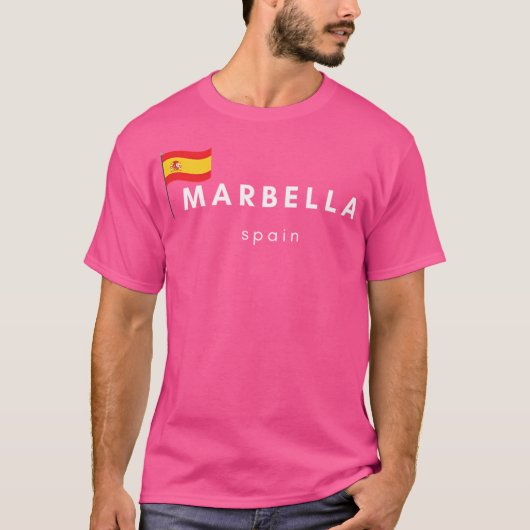 T-shirt Marbella Espagne (Devant)