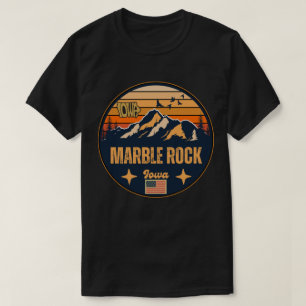 T-shirt Marble Rock, Iowa Ia, États-Unis