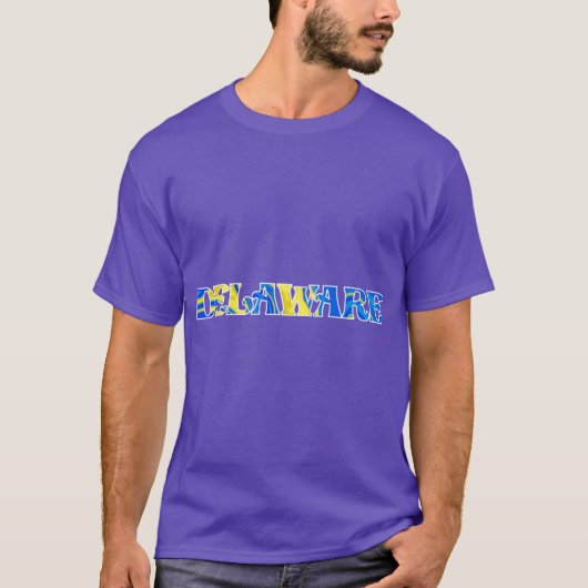 T-shirt marbre de Delaware 1 (Devant)