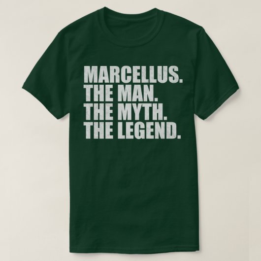 T-shirt Marcellus Marcellus Nom Marcellus prénom (Design devant)