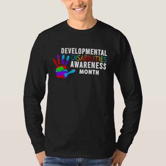 T-shirt March Is National Developmental Disabilities Aware (Devant)