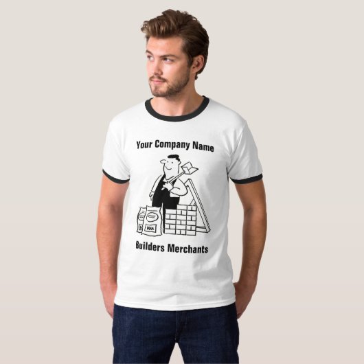 T-shirt marchand constructeur ou constructeur (Devant entier)