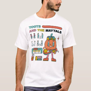 T-SHIRT MARCHANDISES DE TOOTS AND THE MAYTALS BAND DESSIN 