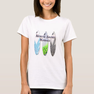 T-shirt Marchandises du nord d'Hawaï de rivage