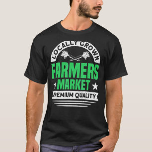 T-shirt Marché Agricole Agricole Locale Cultivée Agricole