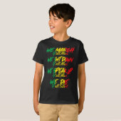 T-shirt Marche Black Pride African American Junetdix (Devant entier)