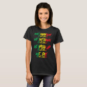 T-shirt Marche Black Pride African American Junetdix (Devant entier)