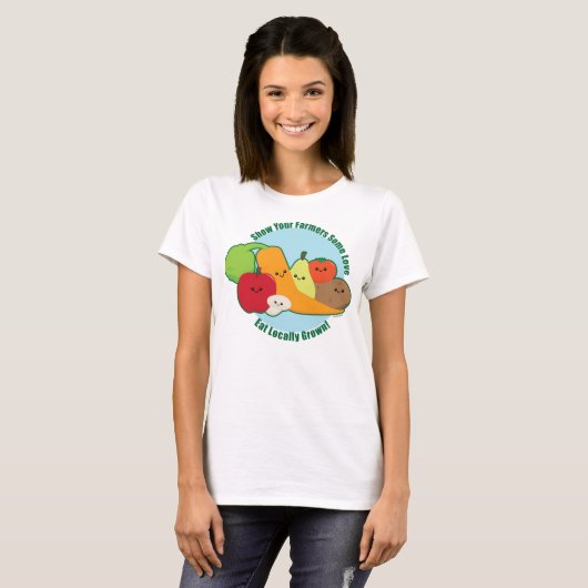 T-shirt Marché d'agriculteurs (Devant entier)