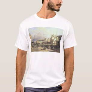 T-shirt Marché dans Nishny, Novgorod, 1872
