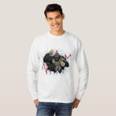 T-shirt Marché de la Cryptomonnaie Bitcoin (Devant entier)