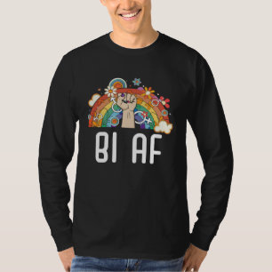 T-shirt Marche de la fierté de la bisexualité arc-en-ciel