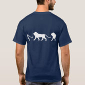 T-shirt Marche de lions (Dos)