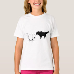 T-shirt Marche de moisson, deux amis loyaux