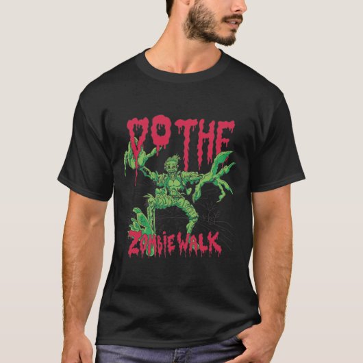 T-shirt Marche de Monster Zombie (Devant)