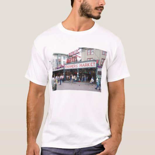 T-shirt Marché de place de Pike (Devant)
