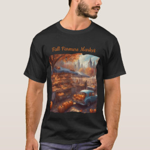 T-shirt Marché de producteurs d'automne Stand de citrouill