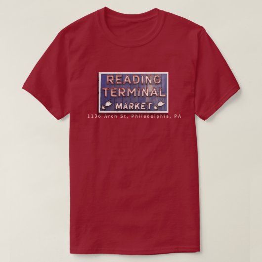 T-shirt Marché de Reading Terminal (Design devant)
