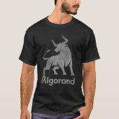 T-shirt Marché de taureaux Algoret ALGO Coin Crypto Token  (Devant)