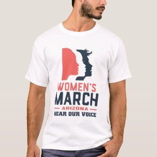 T-shirt Marche des femmes Arizona Entendez notre voix