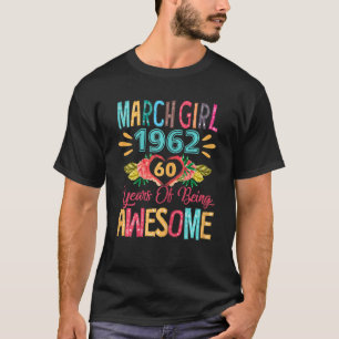T-shirt Marche Des Femmes Vêtements Fille 1962 60 Ans D'Êt