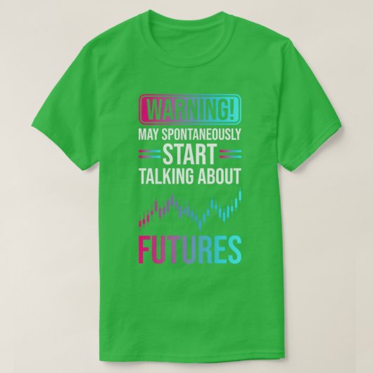 T-shirt Marché des Stocks de négociation à terme 1 (Design devant)