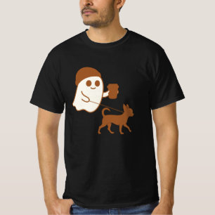 T-shirt Marche du fantôme mignon Chihuahua