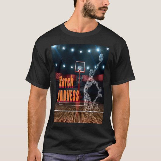 T-shirt Marche Madness jeu de basket-ball (Devant)