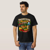 T-shirt Marché matinal indonésien (Devant entier)